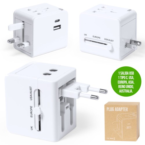 Adaptador Enchufes Beigar