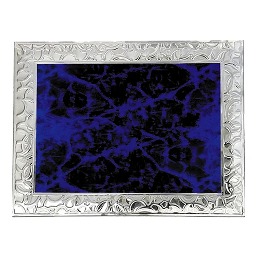 Placa AP17 - PLATEADO AZUL