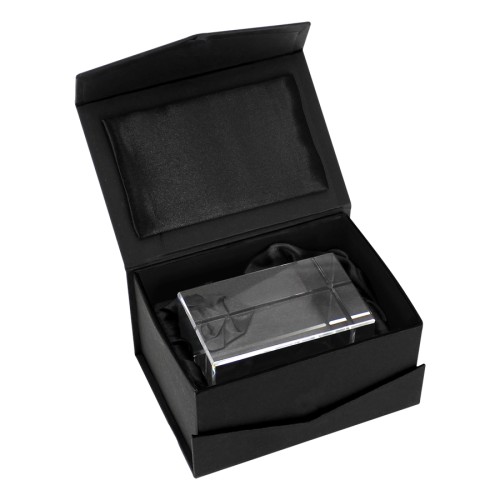 Trofeo Galvano Bloque Cristal Solid