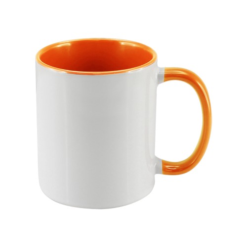 Tazón Cerámico Bicolor 350cc para Sublimación