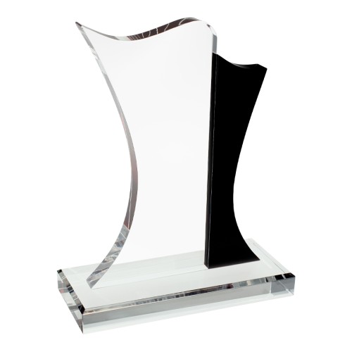 Trofeo Galvano Cristal Bauhaus