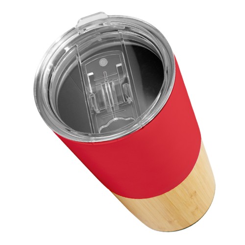 Mug metálico/bamboo 