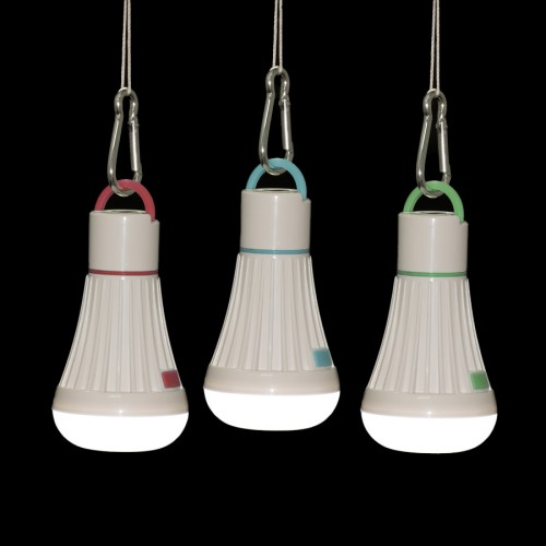 Lámpara colgante tipo Ampolleta de 1W con 6 LED