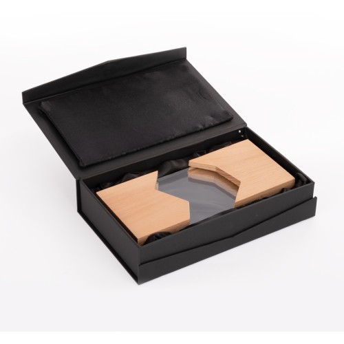 Trofeo Galvano de Madera y Cristal 