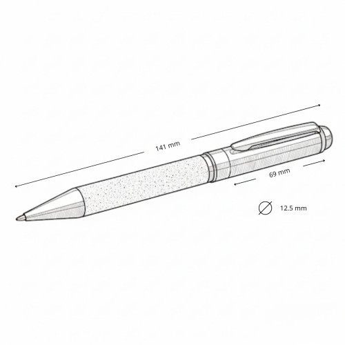 Bolígrafo de acero MENDOZA