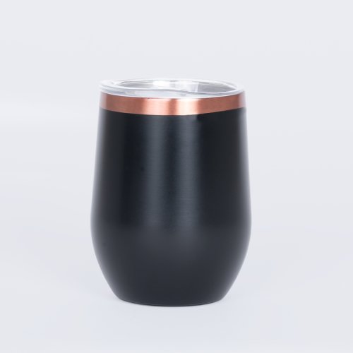 Vaso térmico negro/encobrizado 
