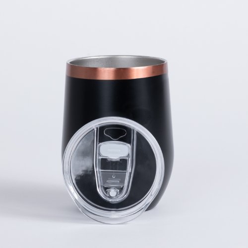 Vaso térmico negro/encobrizado 
